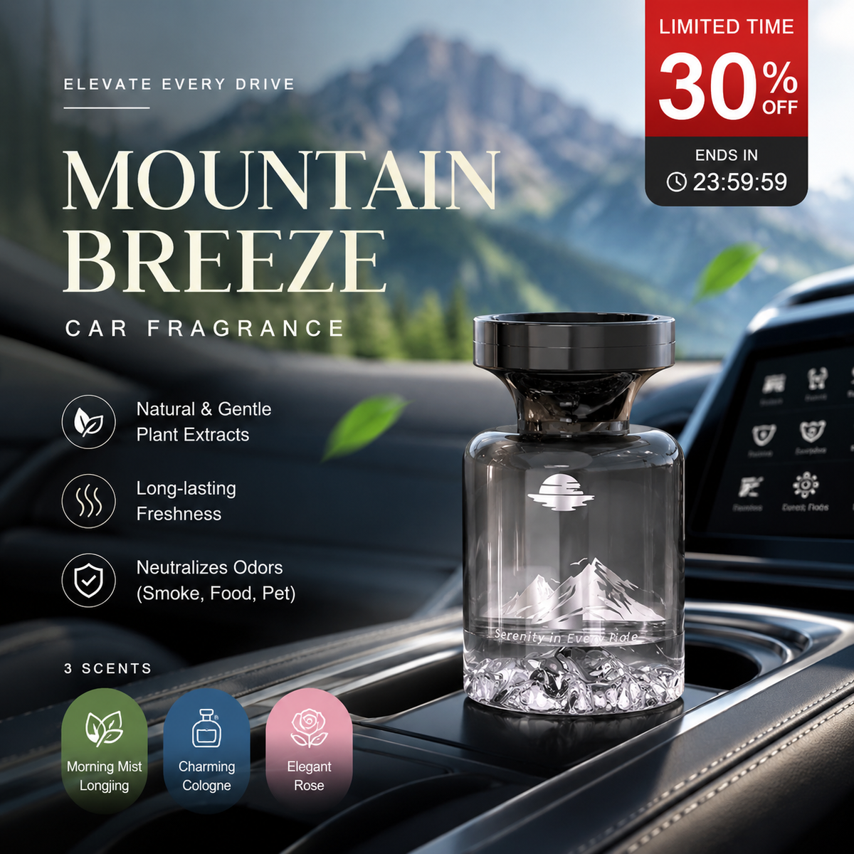 🔥 Laatste dag: 50% korting! 🚗🌸110ml Langdurige Auto Luchtverfrisser