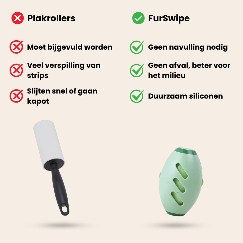 CharmPaws® FurSwipe - Herbruikbare Pluizenroller voor Huisdierharen