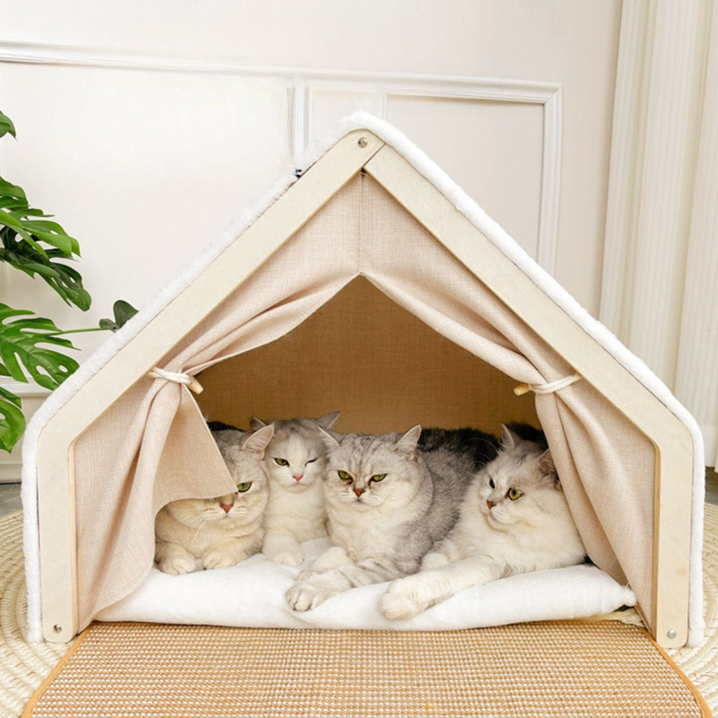Knus Kattenhuis | Gezellige Kattenvilla met Sisal Krabdak