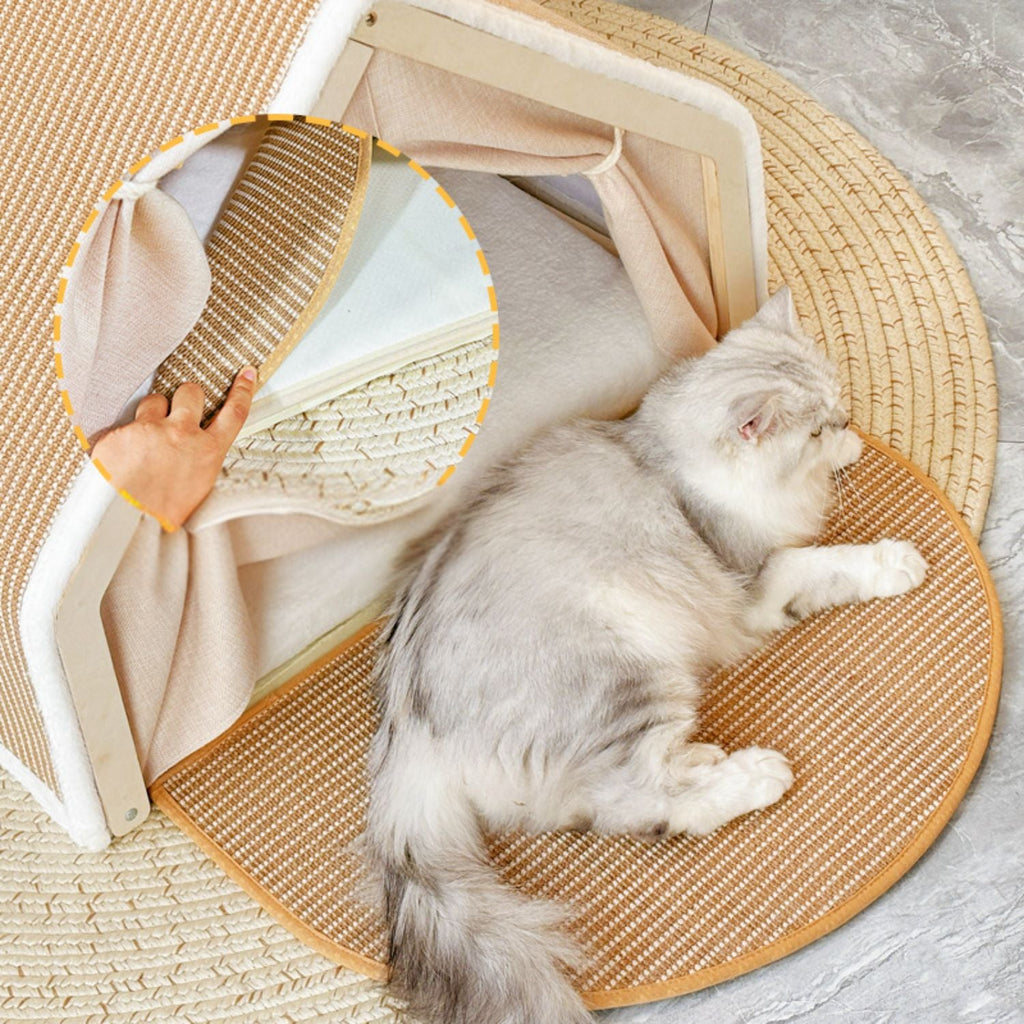 Knus Kattenhuis | Gezellige Kattenvilla met Sisal Krabdak
